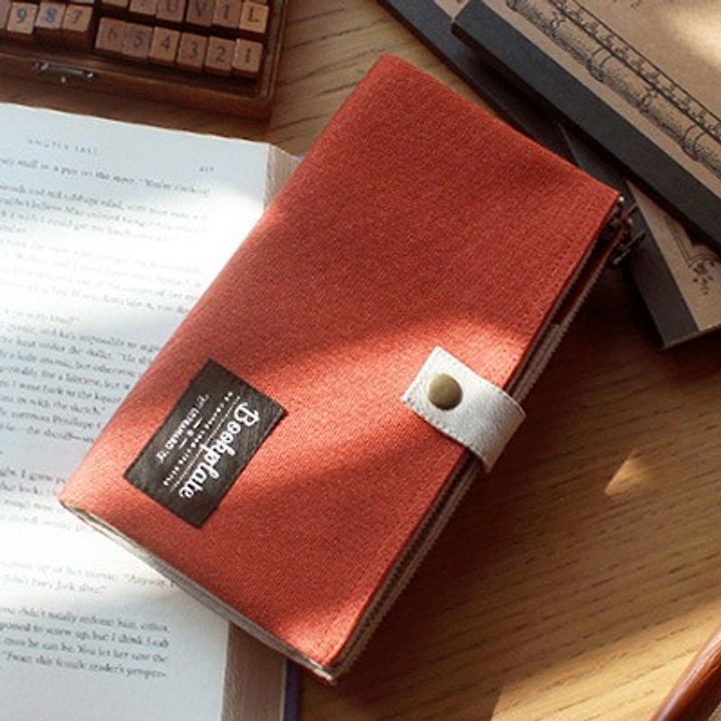 ultrahard Bookplate 藏书票笔袋系列 (精装橘)  【售完绝版】 - 铅笔盒/笔袋 - 其他材质 橘色