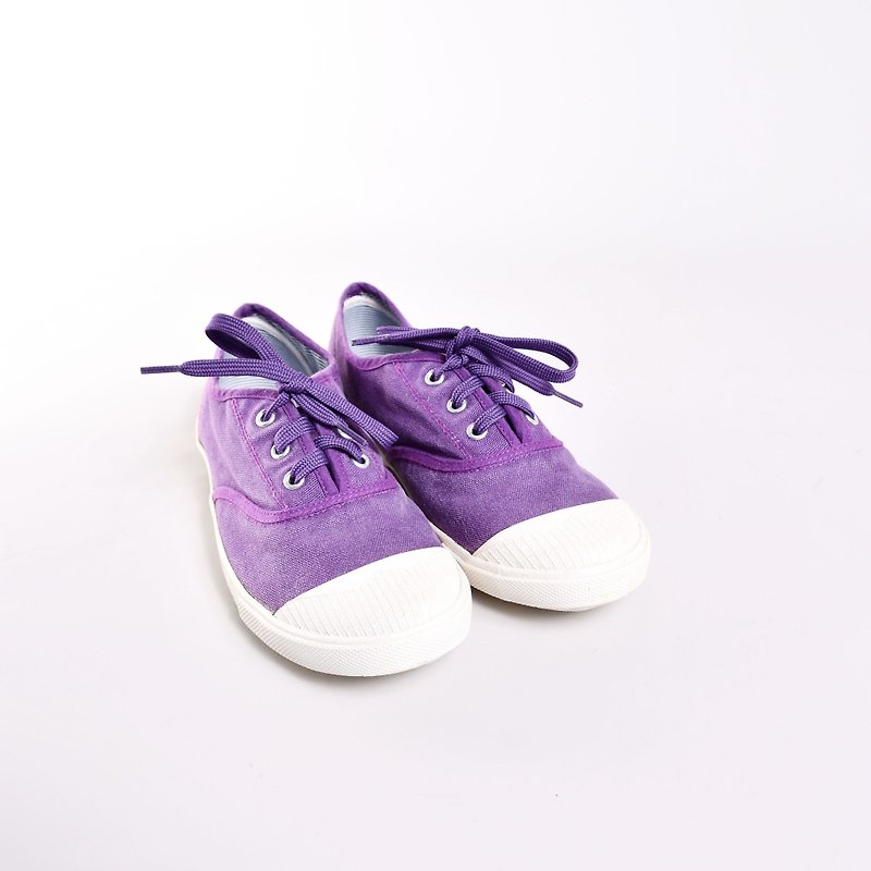 kara葡萄紫/鞋边及鞋底有轻微污渍/休闲鞋/帆布鞋 - 女款休闲鞋 - 其他材质 紫色