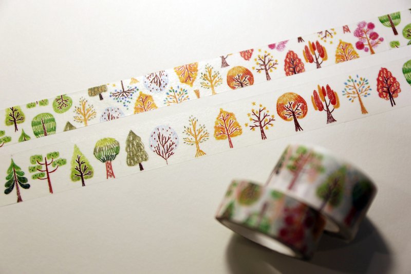看树去│Walking Tree+Dancing Forest 纸胶带 - 纸胶带 - 纸 多色