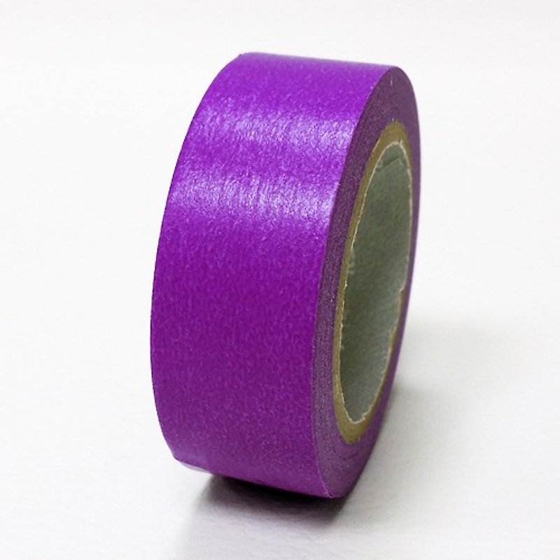 日本Stalogy 和纸胶带【Sweet Violet (S1207)】附切割器 - 纸胶带 - 纸 紫色