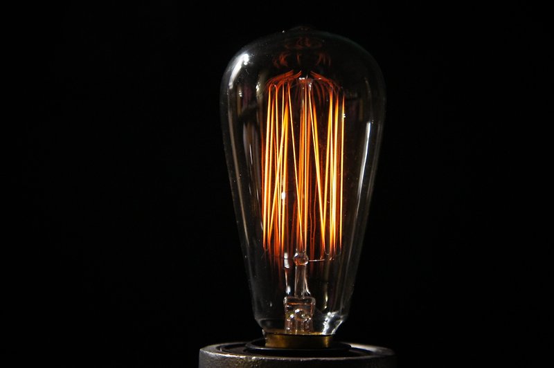 Edison-industry  工业风 爱迪生复古灯泡 ST64烟火造型 - 灯具/灯饰 - 玻璃 黄色