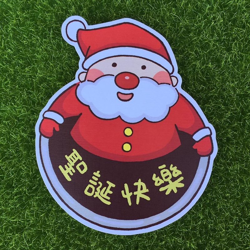 圣诞老公公 卡片 CM0014 - 卡片/明信片 - 纸 红色