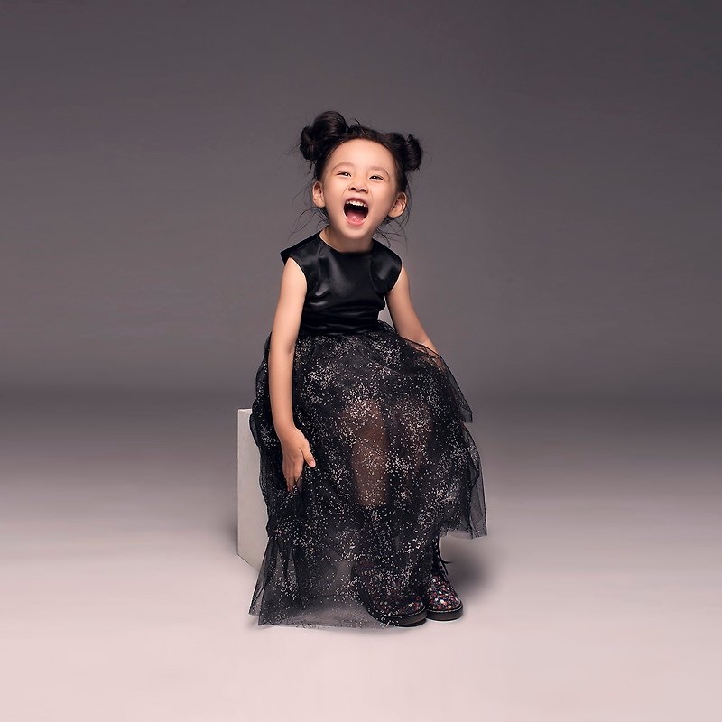 Sparkle and Shine Tulle Dress / FW2015 - 童装礼服/连衣裙 - 其他材质 黑色