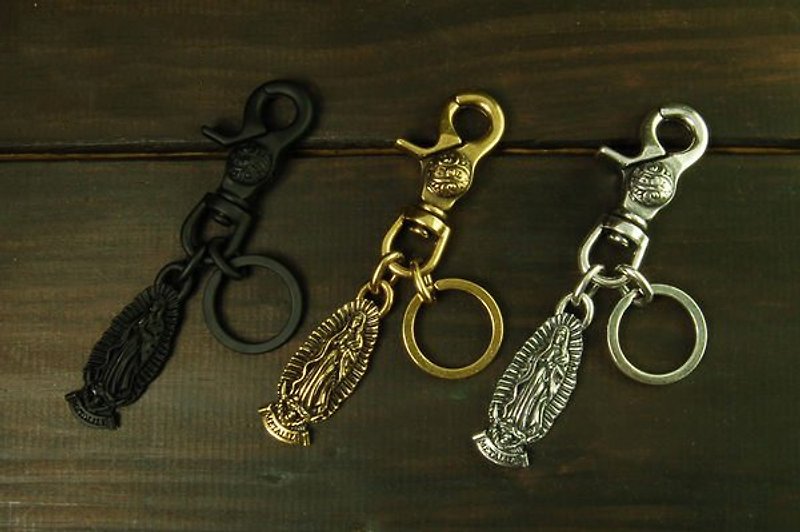【METALIZE】Blessed Virgin Mary Key Chain 大圣母钥匙圈 - 钥匙链/钥匙包 - 其他金属 