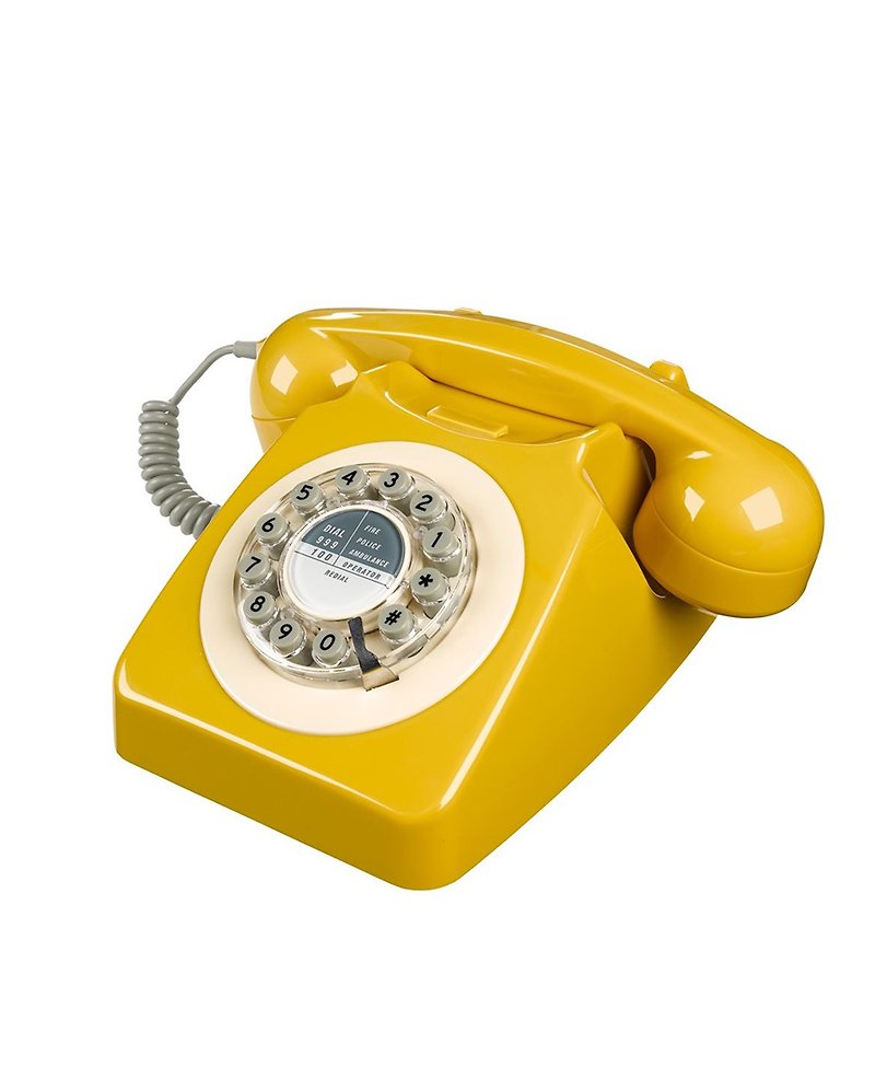 SUSS-英国进口 1950年代746系列复古经典电话/工业风 (芥末黄色) - 其他 - 塑料 橘色