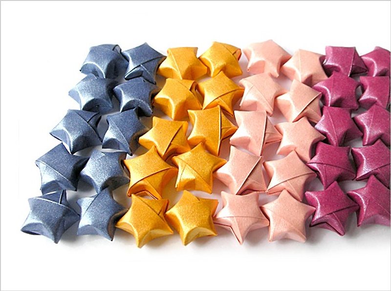 手工代折纸星星：纸星星（四种材质可选） - 其他 - 纸 多色