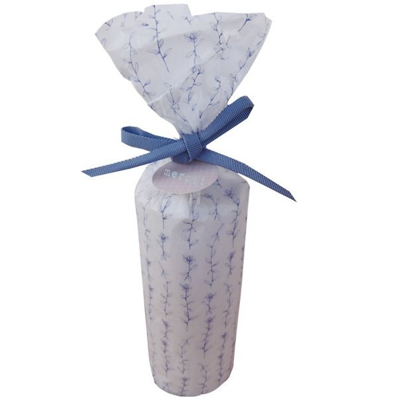 蓝星花包装纸-蓝 (15公克薄棉纸) - 包装材料 - 纸 蓝色