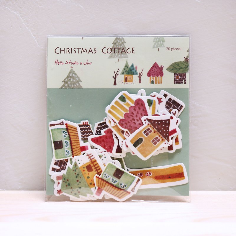 Christmas Cottage│圣诞小屋 贴纸包20枚 - 贴纸 - 纸 