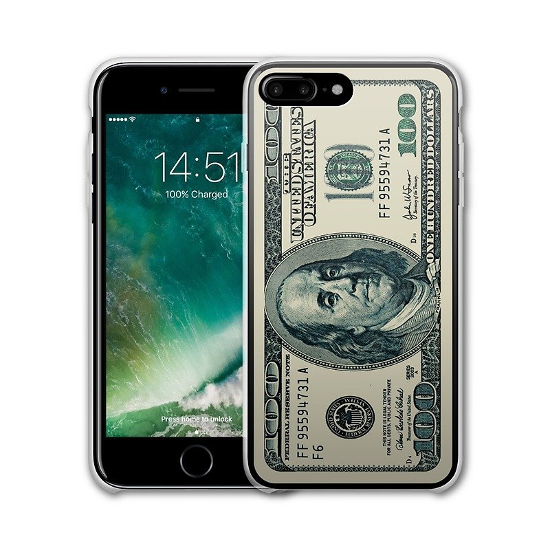 AppleWork iPhone 6/6S/7 Plus 原创保护壳 - 美金 PSIP-185 - 手机壳/手机套 - 塑料 绿色