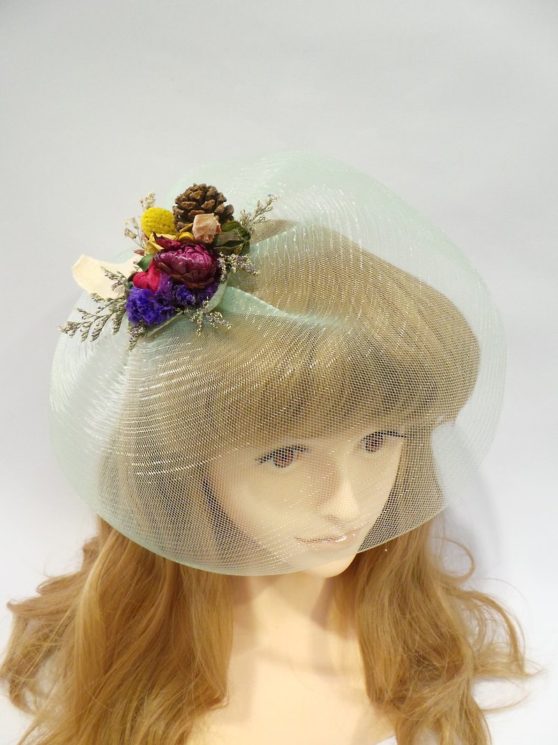 伦敦的小贵妇礼帽 -Lisa-Snail Design - 发饰 - 植物．花 多色