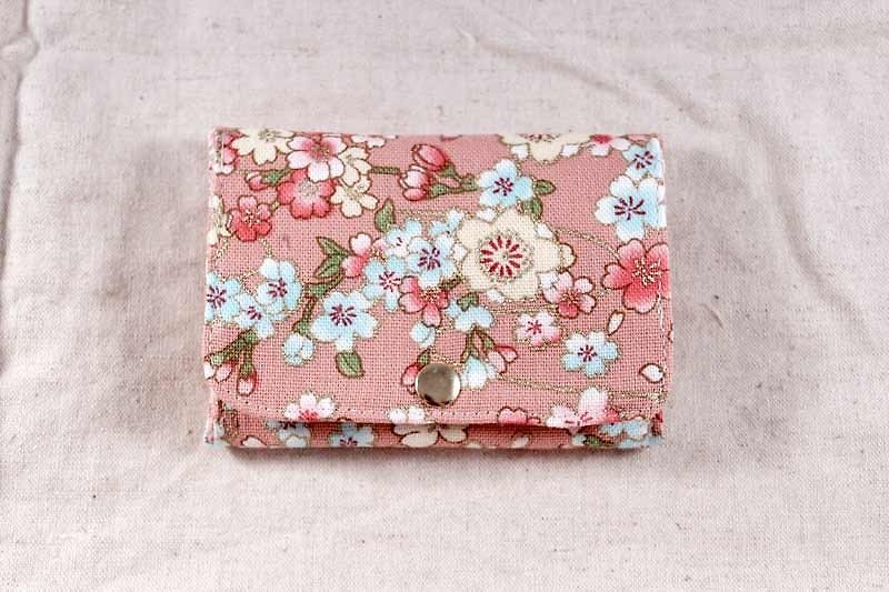 零钱小包-粉底樱花 - 零钱包 - 其他材质 粉红色