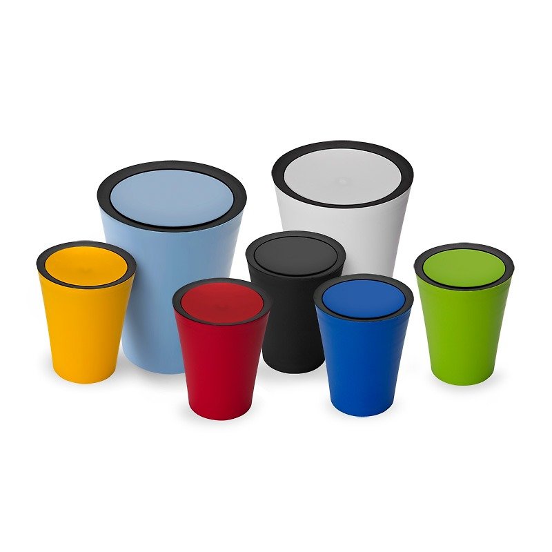 QUALY 小乐色筒-圆 - 收纳用品 - 塑料 
