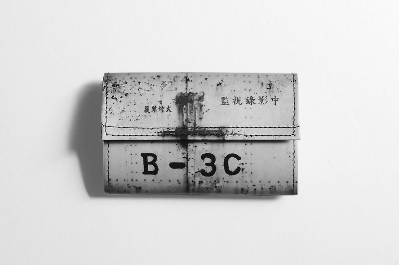1983ER小纸包-黑白摄影系列-严禁 - 皮夹/钱包 - 纸 黑色