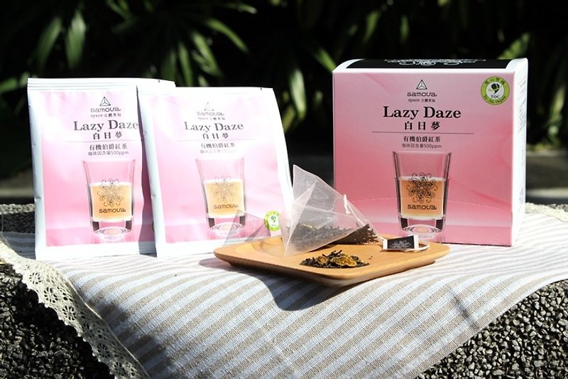 三角立体茶包 | 有机伯爵红茶 |‘白日梦’ - 佛手柑 柠檬香气 （10包入） - 茶 - 新鲜食材 粉红色