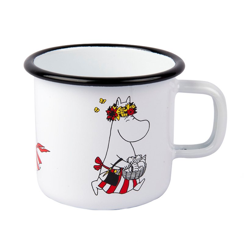 Moomin芬兰噜噜米珐琅马克杯3.7 dl (噜噜米妈妈) 生日礼物 交换礼物 - 咖啡杯/马克杯 - 珐琅 白色