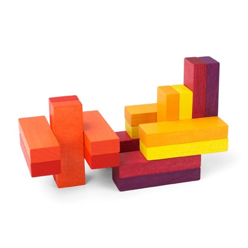 木制杯垫playableART*Coaster Cube-Sun太阳(儿童节88折优惠) - 杯垫 - 木头 橘色