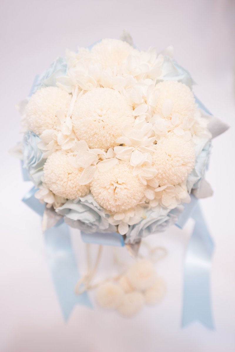 BLUE MOON wedding bouquet│恒星花设计款婚礼捧花 - 植栽/盆栽 - 植物．花 蓝色