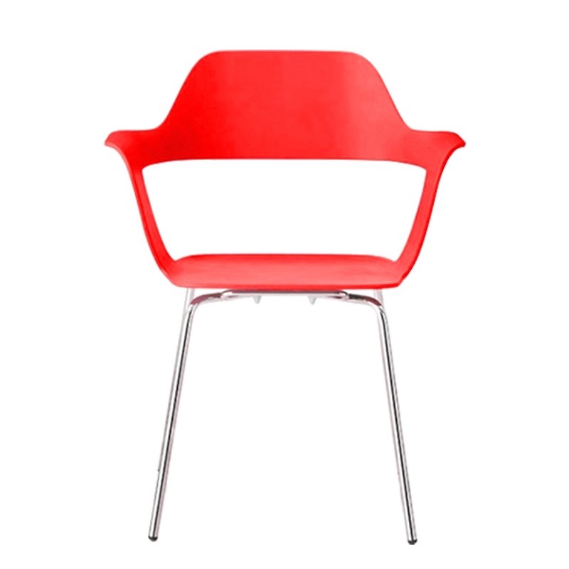 MU 沐_四脚堆叠椅/红裸沐 (商品仅配送台湾地区) - 其他家具 - 塑料 红色
