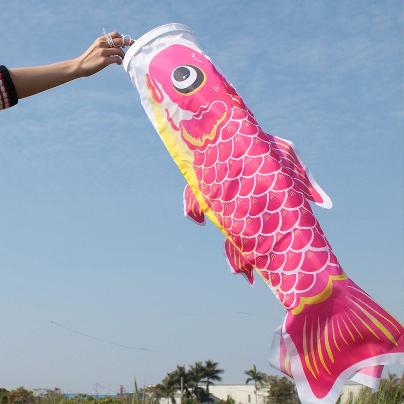 台湾鲤鱼旗90CM (桃红) - 摆饰 - 其他材质 粉红色