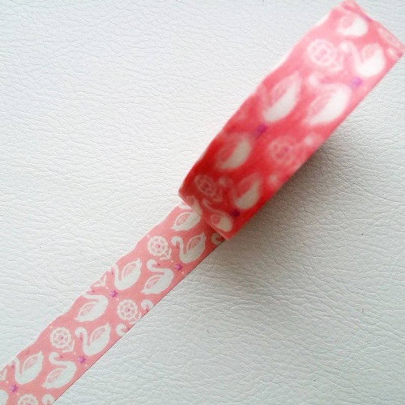 NICHIBAN Petit Joie Masking Tape 和纸胶带 (PJMT-15S011) - 纸胶带 - 纸 粉红色