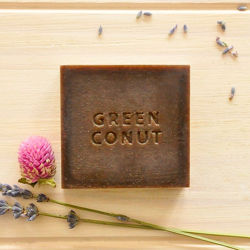 绿果  手摘红宝石皂-120g-脸部角质 - 肥皂/手工皂 - 植物．花 咖啡色