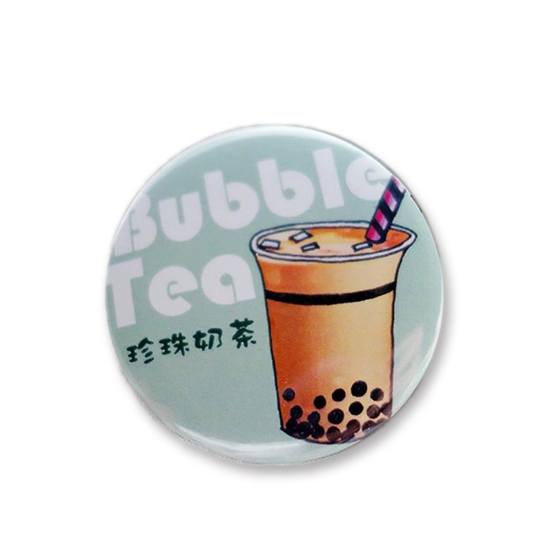 磁铁开瓶器-【台湾美食系列】-珍珠奶茶 - 冰箱贴/磁贴 - 其他金属 白色