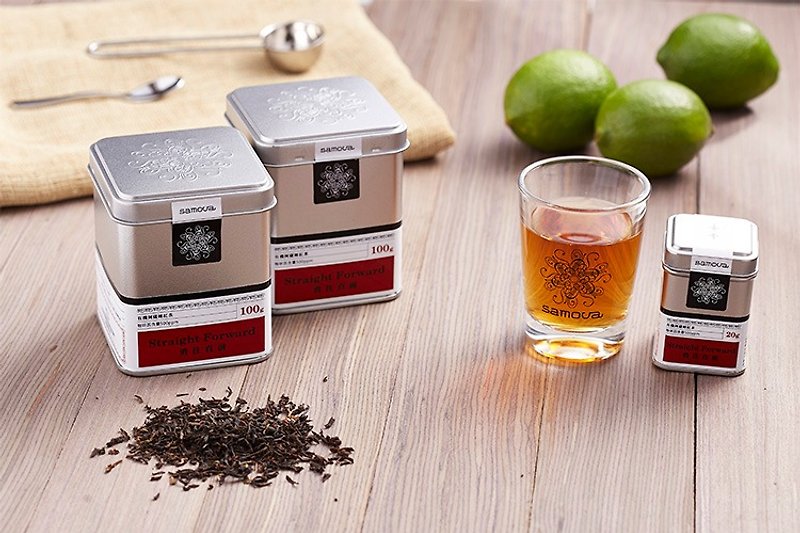 德国有机 阿萨姆红茶 |‘勇往直前’  -淡淡麦芽香与玫瑰香 / 茶叶 /大茶罐 100g - 茶 - 植物．花 红色