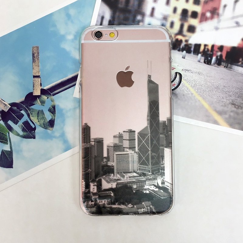 香港原创设计香港景观 iPhone XS Max, Samsung Galaxy透明手机壳 - 手机壳/手机套 - 塑料 透明
