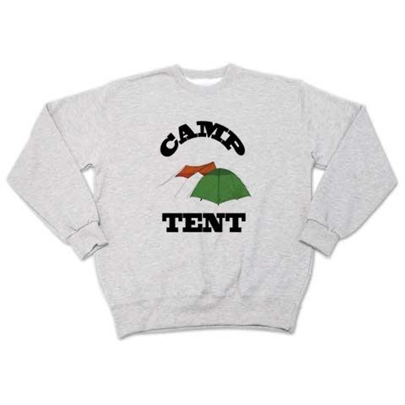 CAMP TENT（sweat ash） - 男装上衣/T 恤 - 其他材质 