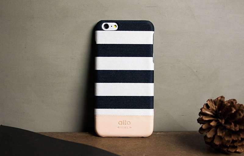 Alto iPhone 6S Plus 真皮手机壳背盖Denim - 白条纹 White Zebra - 手机壳/手机套 - 其他材质 多色