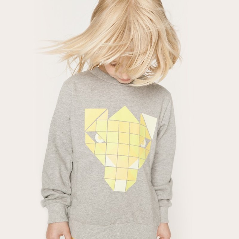 棉．麻 童装上衣 灰色 - 【北欧童装】瑞典儿童有机棉上衣1岁至2岁零码 黄色