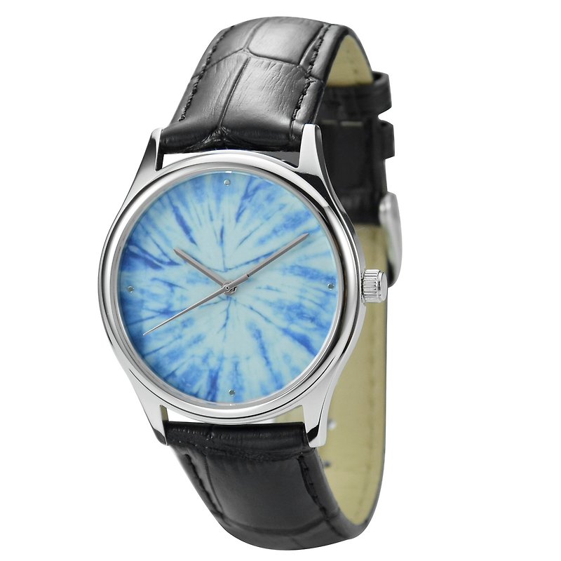 扎染图案手表 中性设计 全球包邮 - 女表 - 其他金属 蓝色