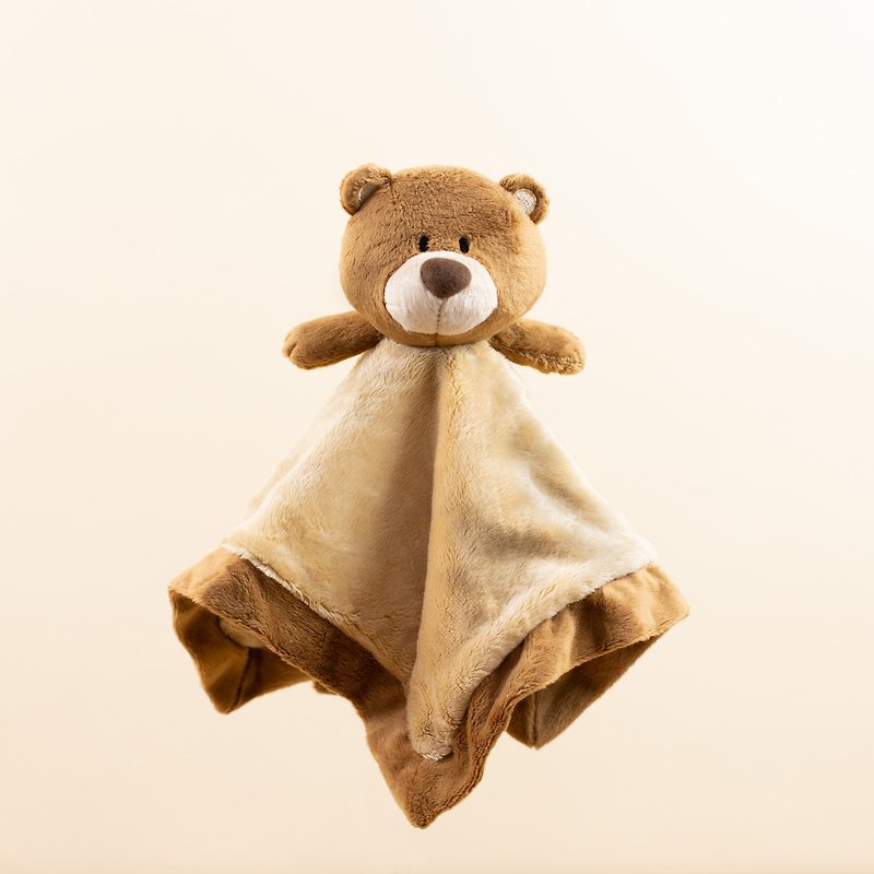 SimpliCute | Cona the Bear Security Blanket 泰迪熊安抚巾 - 玩偶/公仔 - 其他人造纤维 咖啡色