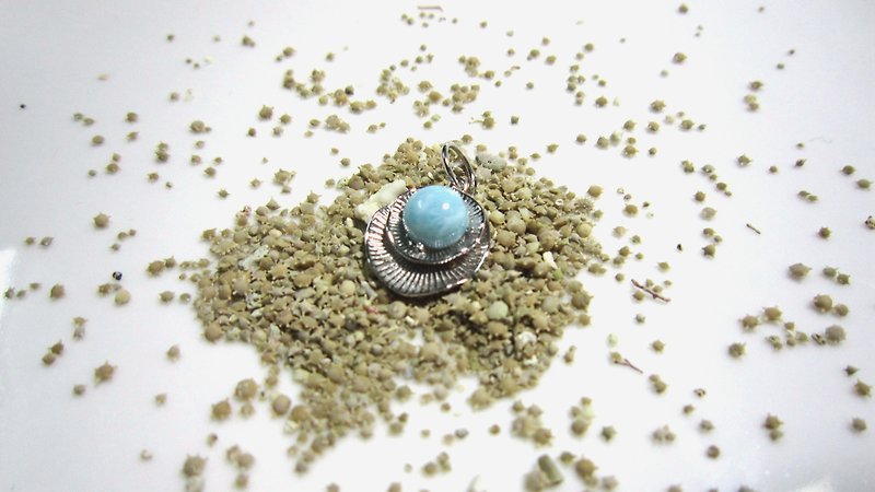 【拉拉拉】拉利玛 x 925银 - 手创天然石系列 - 项链 - 水晶 蓝色
