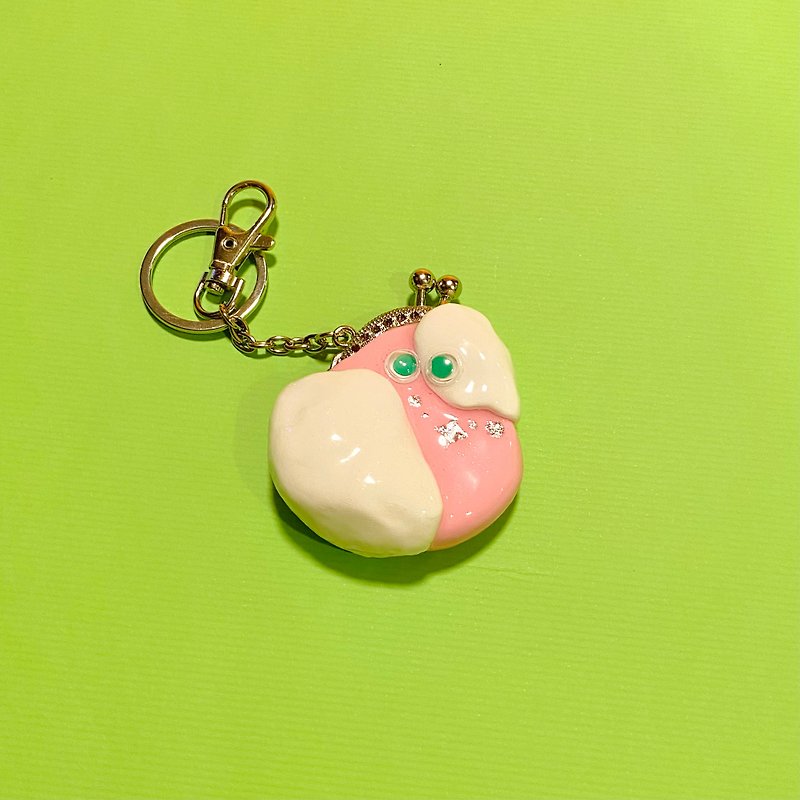白雪宝贝蛋 粉B - 钥匙链/钥匙包 - 粘土 粉红色