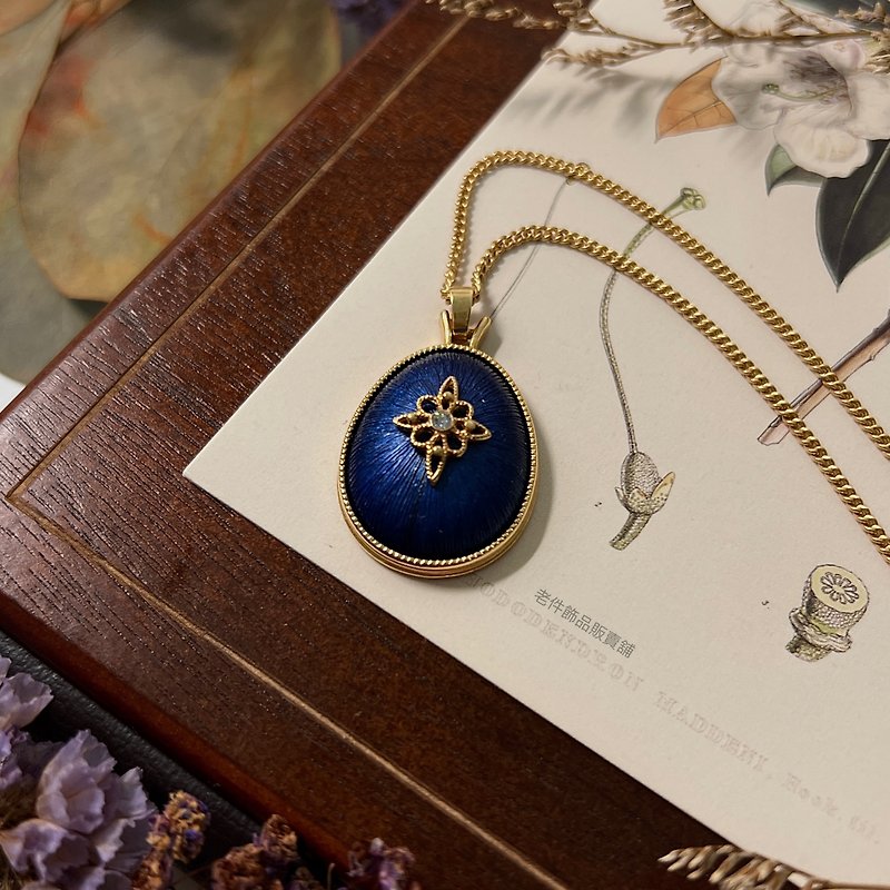 Avon雅芳 古典皇家蓝珐琅蛋项链 - 项链 - 其他金属 蓝色