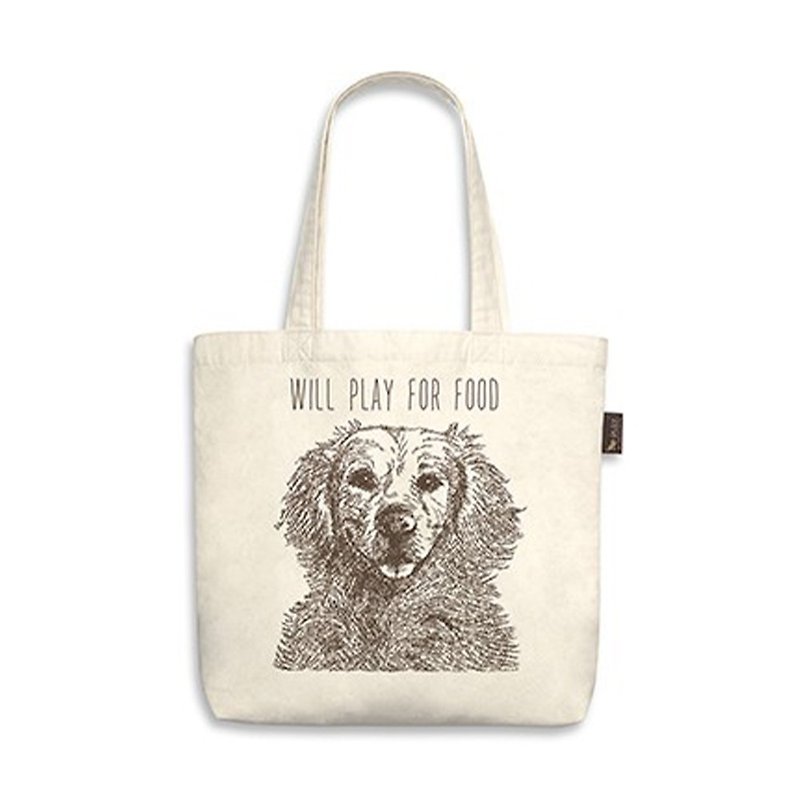 宠物环保帆布袋 黄金猎犬RETRIEVER 购物袋 手提袋 - 手提包/手提袋 - 环保材料 
