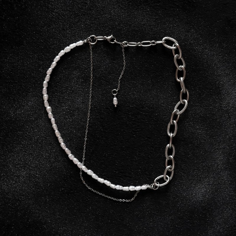 珍珠链分层项链 - 项链 - 其他材质 