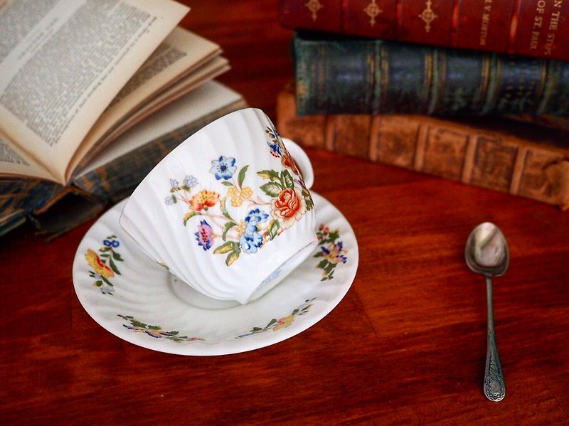 英国名瓷Aynsley咖啡杯组/茶杯组 波特兰花园系列 - 咖啡杯/马克杯 - 瓷 