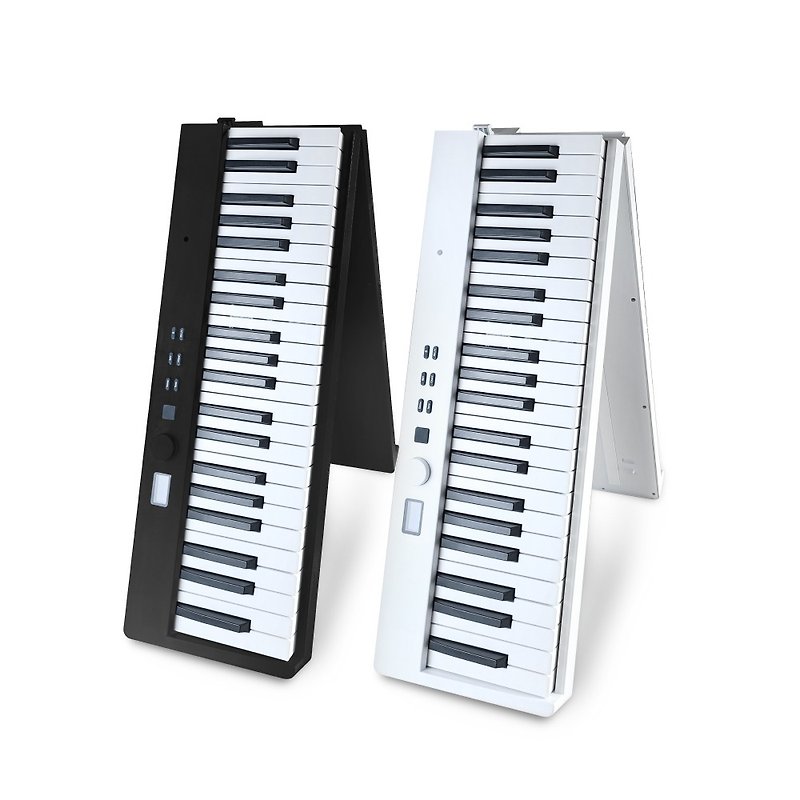 【KONIX】88键折叠式电子钢琴 Midistorm2023 折叠收纳数位钢琴 - 吉他/乐器 - 塑料 白色