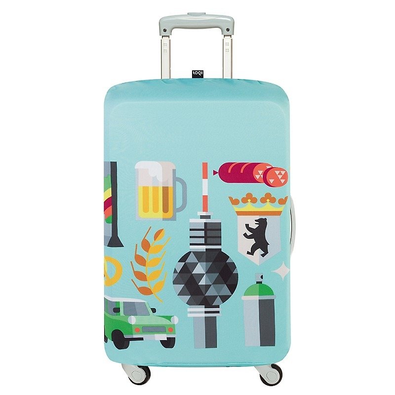 LOQI 行李箱外套／新柏林 LLHEYBE【L号】 - 行李箱/行李箱保护套 - 塑料 绿色