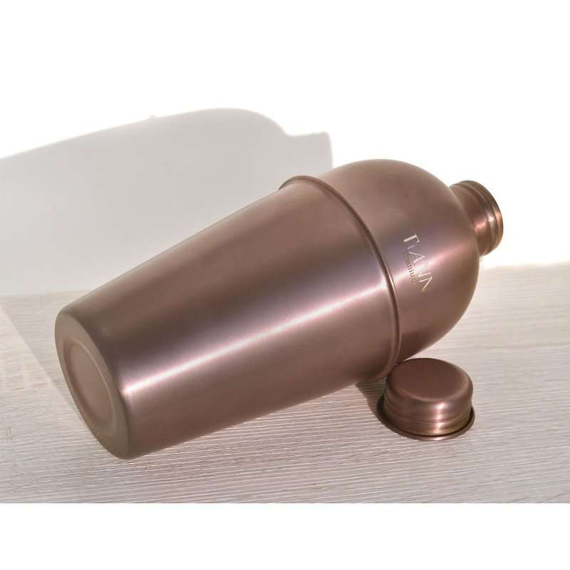 纯钛水壶 酒壶(可可色) 750ml - 咖啡杯/马克杯 - 其他金属 咖啡色