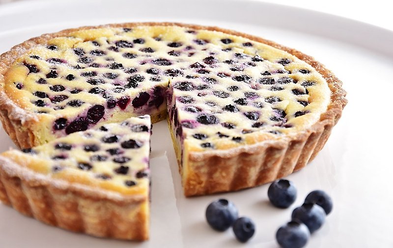 庆祝Celebrate - 7寸 蓝莓烤奶酪 - 蛋糕/甜点 - 新鲜食材 紫色