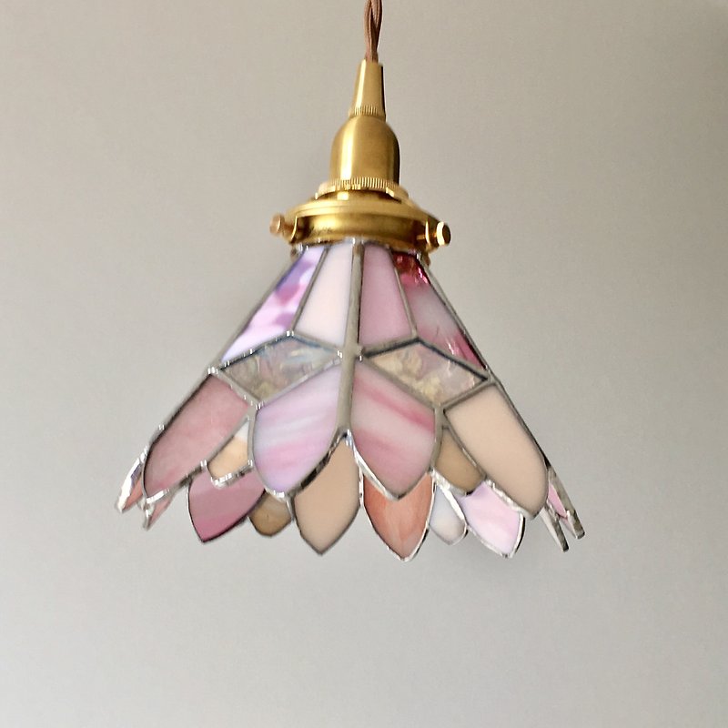 ペンダントライト ロマンティック ナイト ピンク スイートベージュ ガラス Bay View - 灯具/灯饰 - 玻璃 粉红色