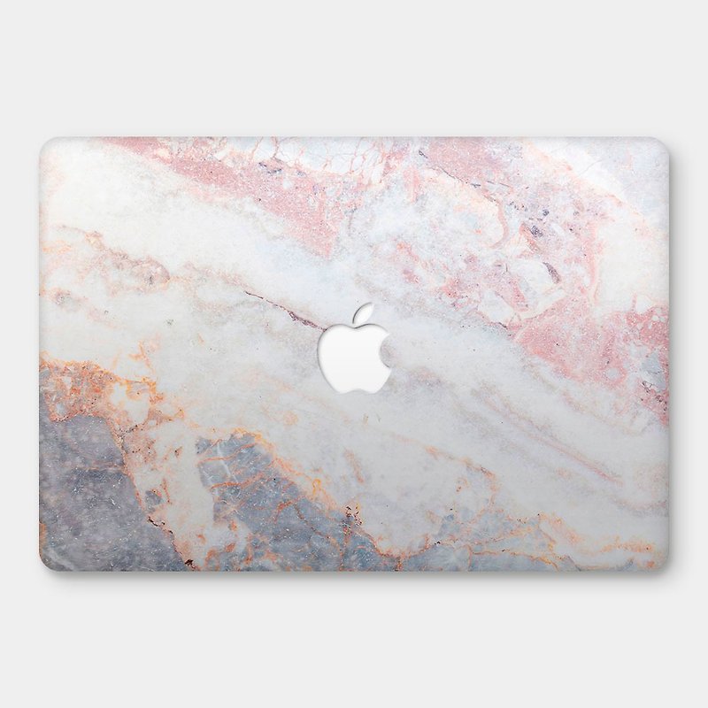 经典灰粉大理石纹路 MacBook 超轻薄防刮保护壳 RS748 - 平板/电脑保护壳 - 塑料 灰色