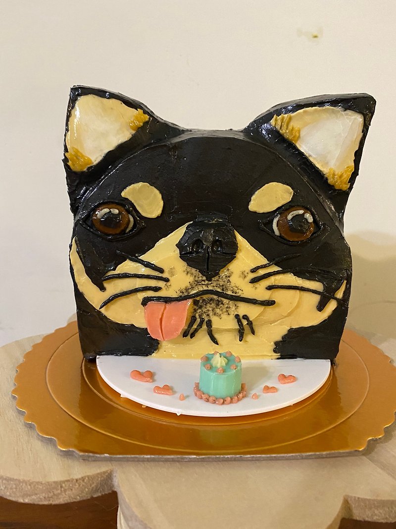 【定制化蛋糕】立体造型吉娃娃蛋糕 宠物蛋糕 戚风蛋糕 - 蛋糕/甜点 - 新鲜食材 