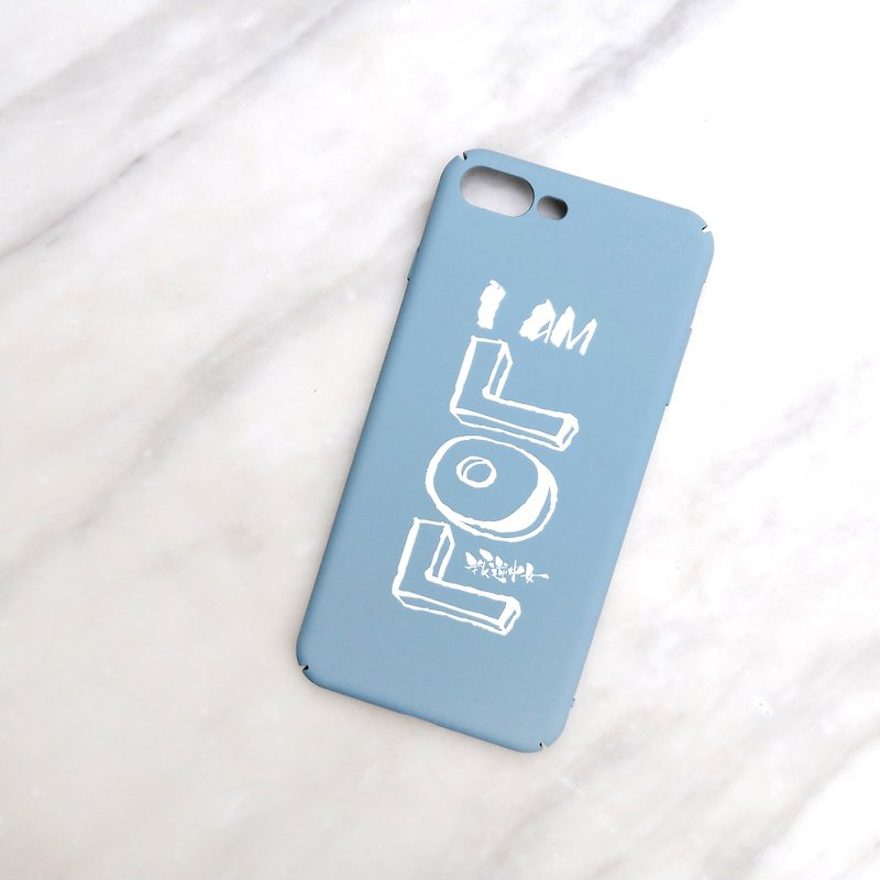 iPhone手机壳-I AM LOL BL - 手机壳/手机套 - 塑料 蓝色