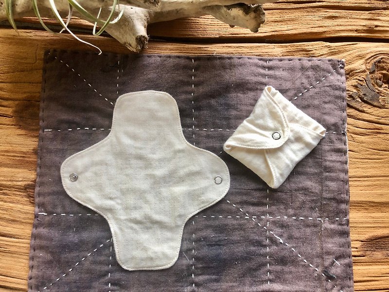 Organic 有机布卫生棉系列  两面布护垫 - 生理用品 - 棉．麻 白色