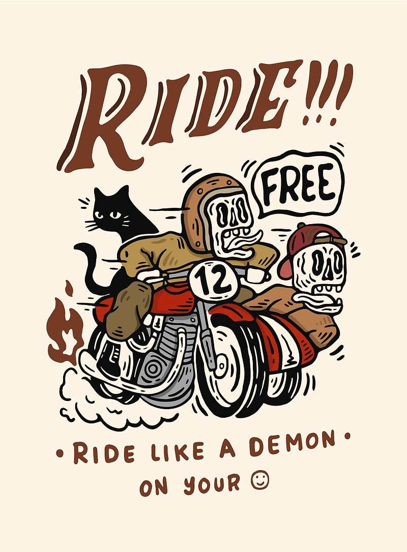 越野竞赛 Ride Free 海报 - 海报/装饰画/版画 - 纸 
