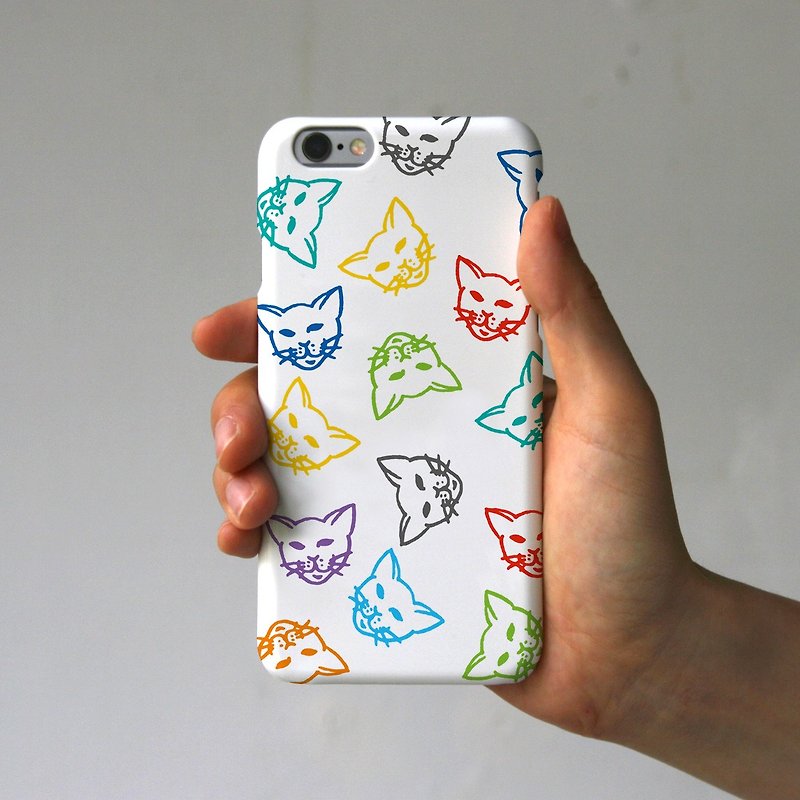 iPhoneケース　カラフル猫 - 手机壳/手机套 - 塑料 多色